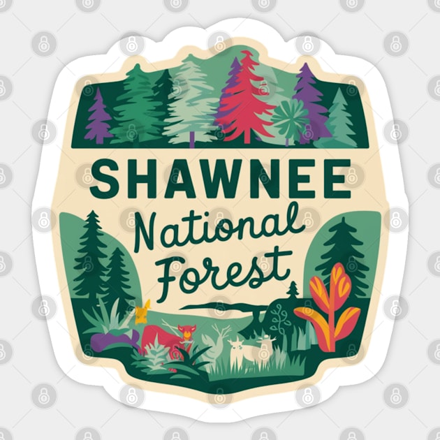 Shawnee National Forest Sticker by Perspektiva